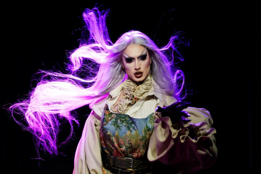 Drag performer at Dunedin Fringe.