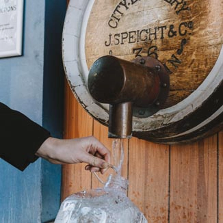 Speight's Brewery water tap