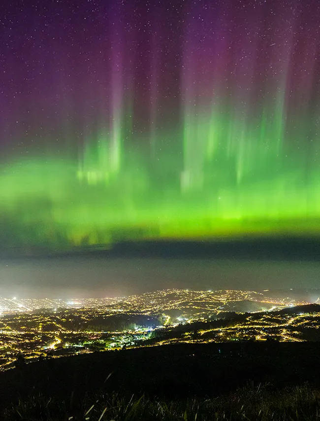 Aurora over Dunedin