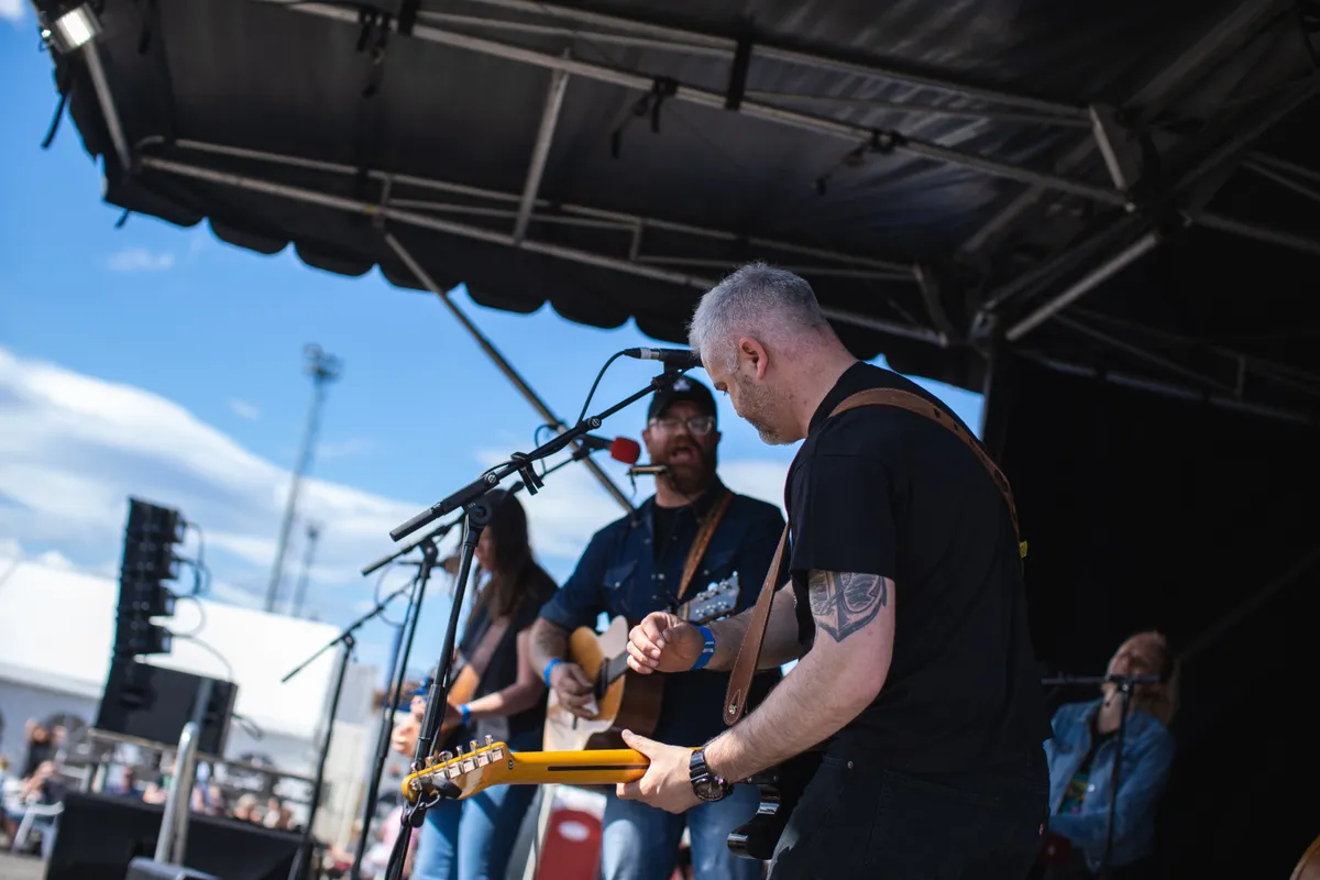 Black Seeds performing at the Dunedin Craft Beer and Food Festival