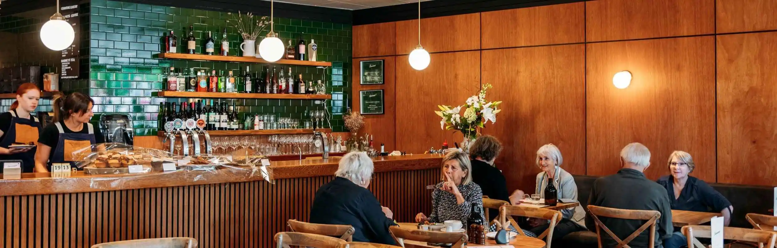 Interior of Commons Eatery.