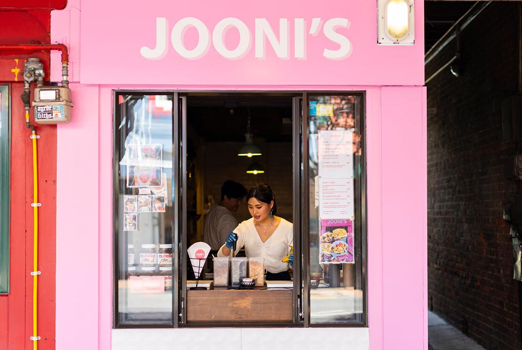Seeing Pink - Jooni’s Crêpes 